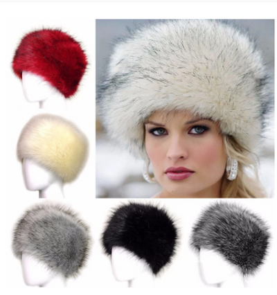 Gorro de Piel Grueso y Cálido para Invierno