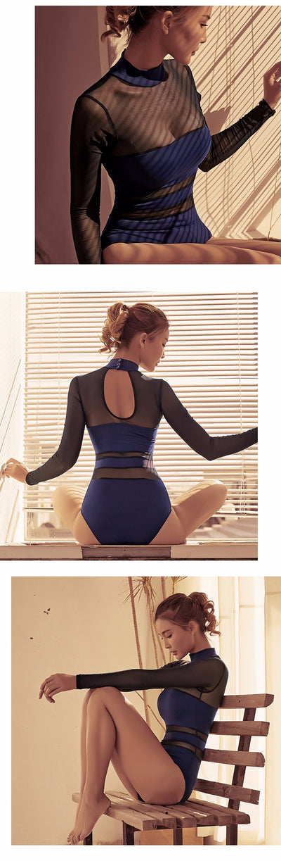 Traje de Yoga Aéreo y Ballet con Malla Transpirable y Soporte Integrado - Image 15