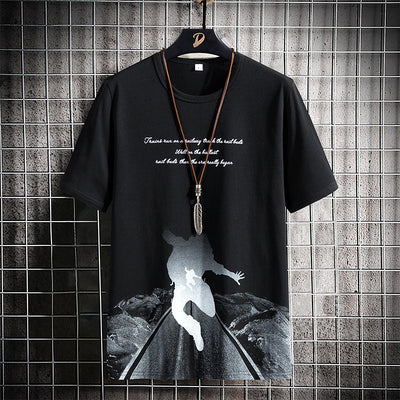 Camiseta Casual Cuello Redondo Manga Corta - Image 2