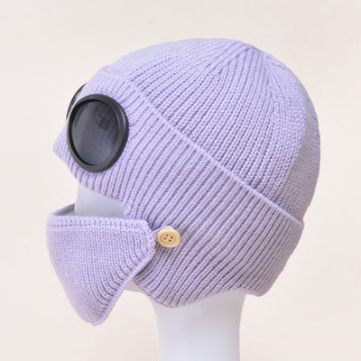 Gafas Aviador con Gorro de Lana Cálido y Forro de Terciopelo - Image 3