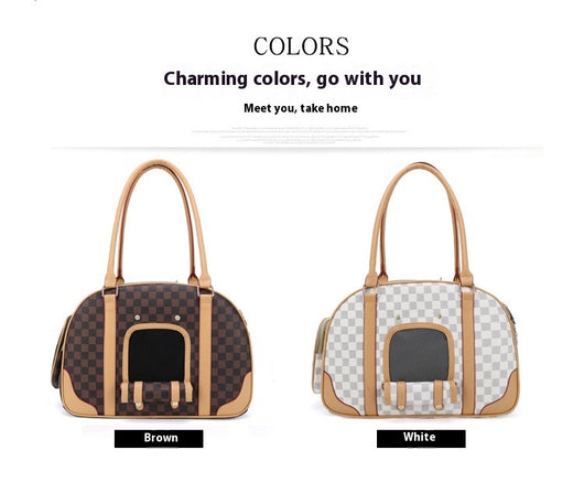 Bolso de Gran Capacidad con Patrón Cuadriculado y Diseño Transpirable - Image 10