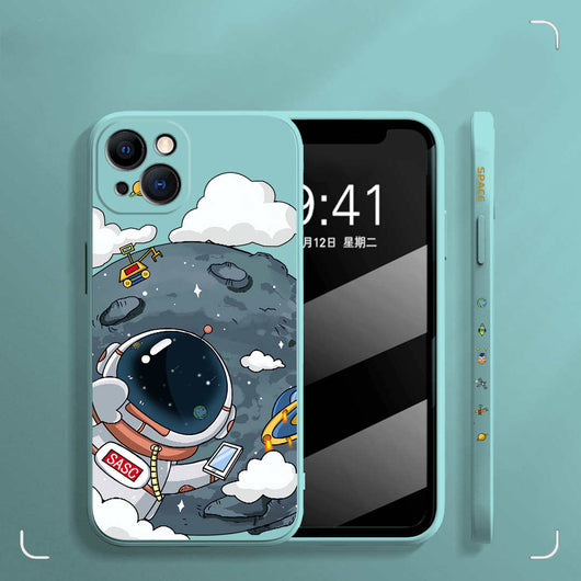 Funda TPU Cubo Rubik con Astronauta Lateral - Image 8
