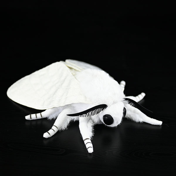 Peluche Polilla Blanca - Juguete de Simulación Animal Realista