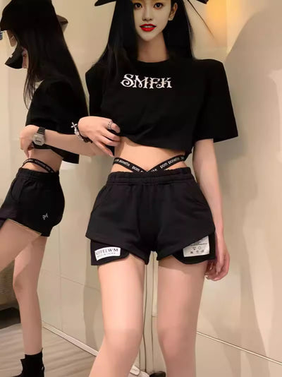 Shorts Deportivos de Cintura Alta para Mujer - Image 2