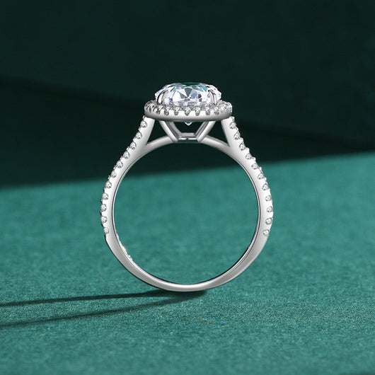 Anillo de Plata 925 con Diamante Huevo de Paloma - Image 9
