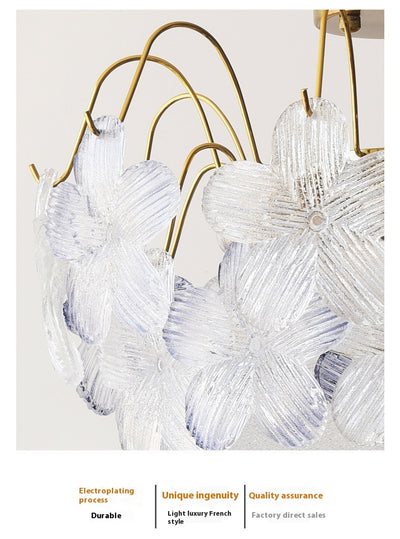 Lámparas de Cristal Coloreado Estilo Romántico Francés - Image 14