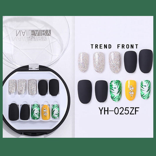 Uñas Postizas Coreanas Removibles Waterproof - Set 30 Piezas Manicura Instantánea - Image 10