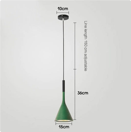 Lámpara Colgante Minimalista Nórdica de Aluminio para Restaurante y Bar - Image 11