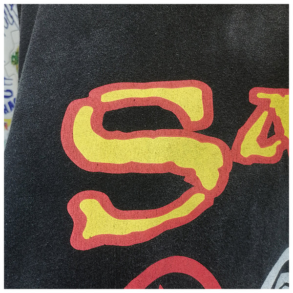 Camiseta Hombre Estampado Letras Algodón Suelta Moda Urbana Manga Corta
