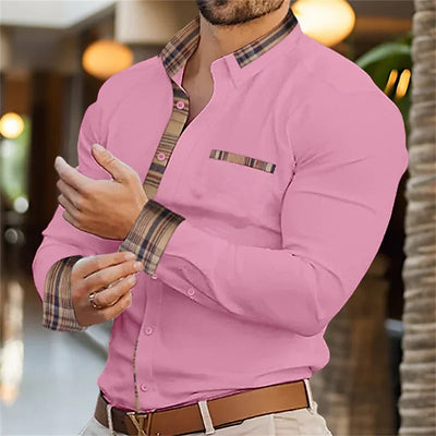 Camisa Abrigo Suelta y Casual de Manga Larga para Hombre - Image 7