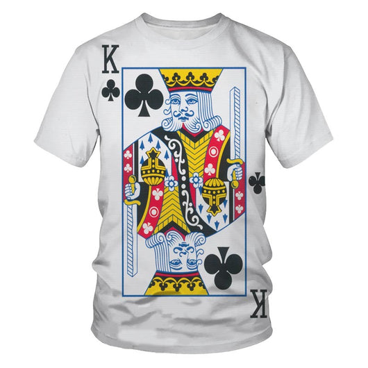 Camiseta Póker Hombre Impresión Digital 3D Manga Corta - Image 2