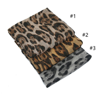 Pañuelo Protector Solar Estampado Leopardo para Viajes - Diseño Clásico Versátil - Image 7