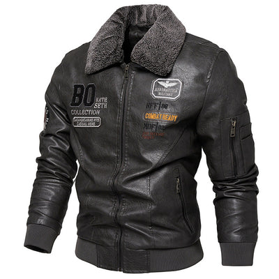 Chaqueta de Cuero Slim Fit para Hombre - Estilo Casual Moderno - Image 4