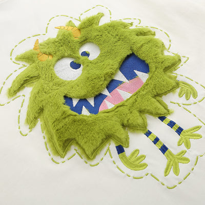 Playera Monstruo Peludo de Manga Corta para Hombre - Image 5