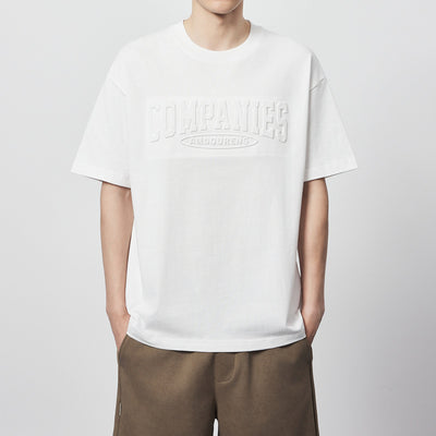 Camiseta Suelta de Algodón con Estampado de Letras y Cuello Redondo - Image 6