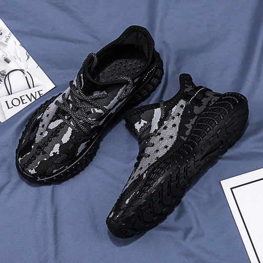 Zapatillas Deportivas Plataforma Baja con Tejido Volador - Cordones - Image 13