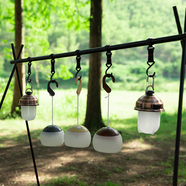 Luces Portátiles para Campamento - Iluminación LED Recargable para Tienda de Campaña