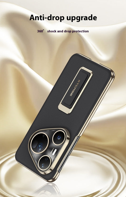 Funda de Cuero para Pura80Ultra con Correa de Muñeca y Soporte Giratorio - Image 15