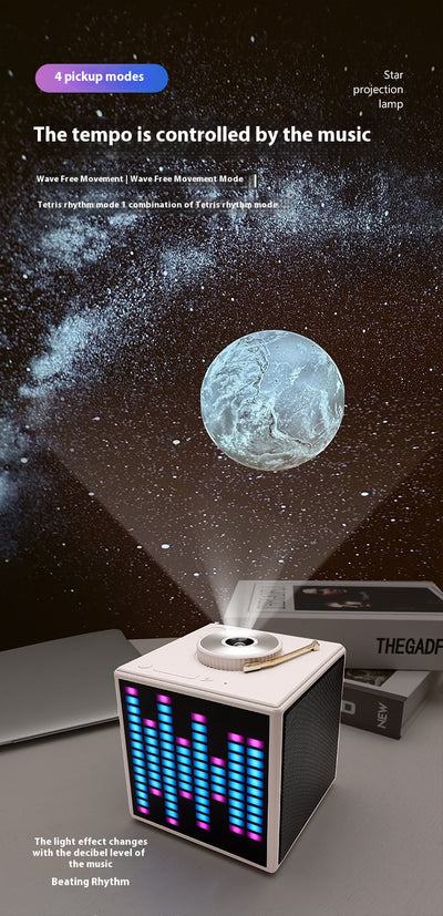 Lámpara Proyectora Bluetooth con Luz de Estrellas y Ruido Blanco - Image 7