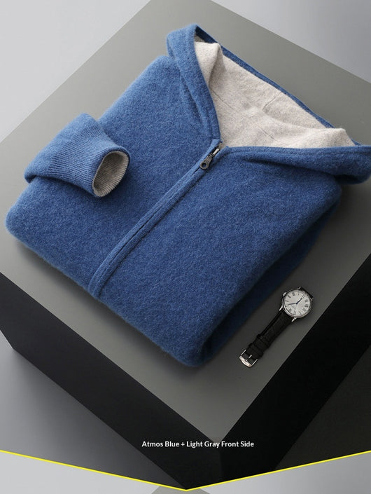 Chaqueta Tejida para Hombre con Bloques de Color - Image 19