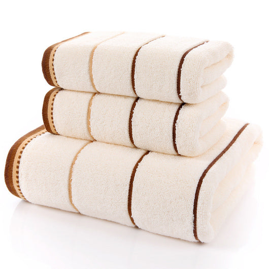 Juego de Toallas de Baño Hotel Premium con Bordado - Algodón Grueso 3 Piezas - Image 9