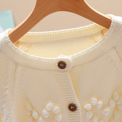 Suéter Tejido Personalizado para Niñas - Otoño e Invierno - Image 4