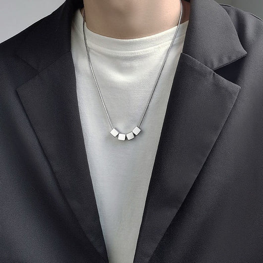 Collar de Acero Titanio para Hombre - Diseño Minimalista Que No Se Desvanece - Image 24