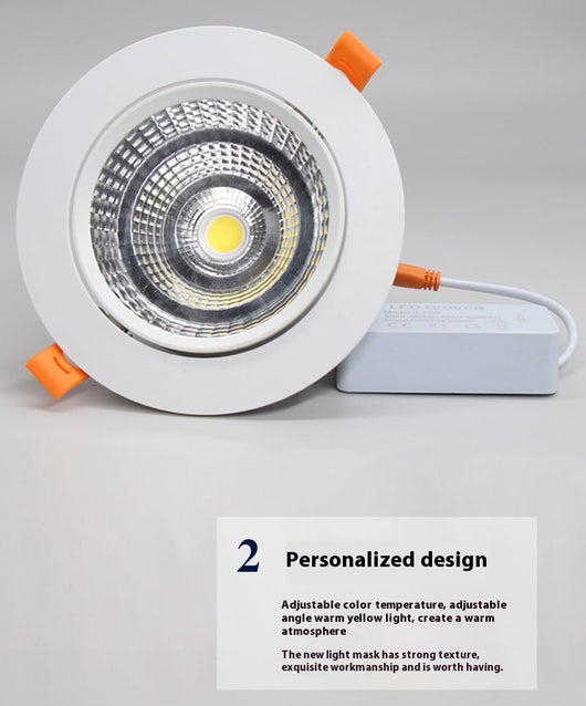 Foco Downlight LED COB Profesional para Techo 75mm - Image 12