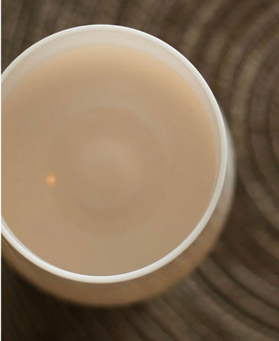Vaso de Agua Vidrio Lechoso para San Valentín - Image 3