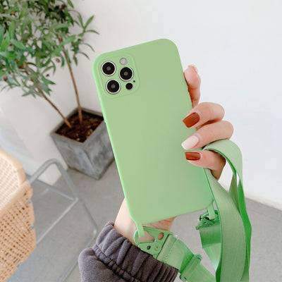 Funda Messenger de Silicona Líquida con Correa para Teléfono - Image 18