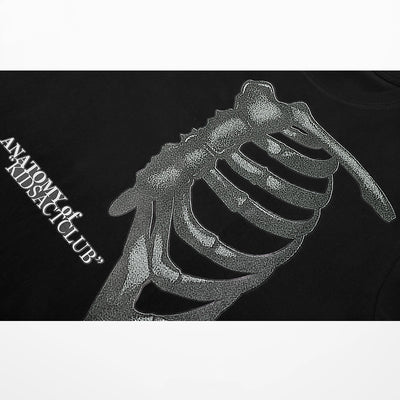 Camiseta Calavera Estilo Urbano Europeo y Americano - Image 11