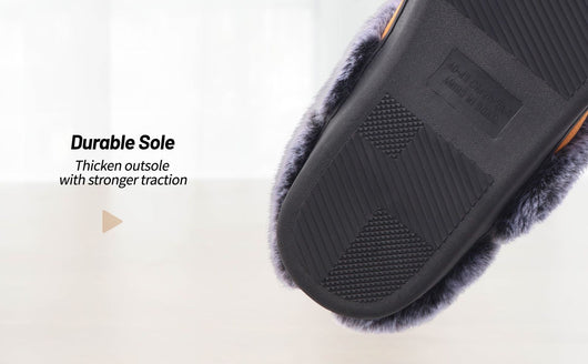 Zapatillas de Casa Otoño Invierno con Diseño Desgastado y Boca de Pelaje para Hombre - Image 10