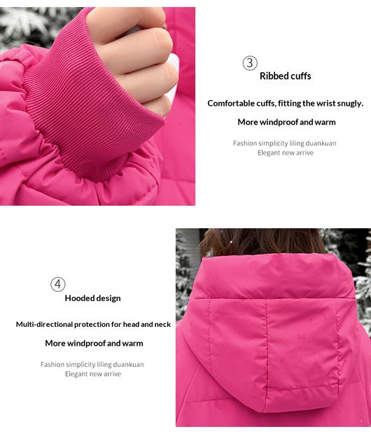 Abrigo Largo de Algodón para Mujer con Capucha - Diseño Relajado y Versátil - Image 19