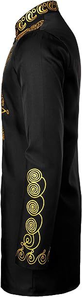 Conjunto Traje Africano Bronce para Hombre - Camisa y Pantalón - Image 12