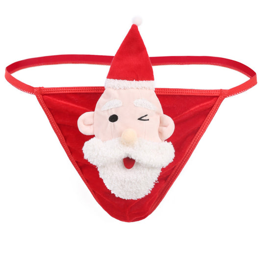 Bóxer Navideño Hombre Cintura Baja Blanco Diseño Barba - Image 14