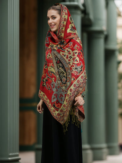 Pañuelo Étnico con Patrón de Anacardo y Borlas - Estilo Bohemio - Image 13