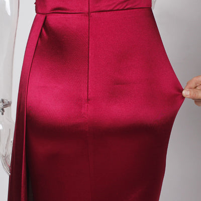Vestido de Fiesta Asimétrico con Hombro Descubierto - Image 15