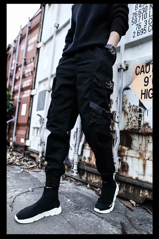 Pantalones Casuales Holgados para Hombre con Diseño Moderno - Image 7