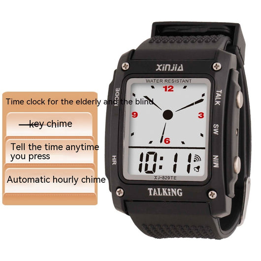 Reloj Inteligente con Anunciador de Hora por Voz para Adultos Mayores
