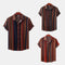 Camisa Casual Retro con Estampado para Hombre - Colección Verano