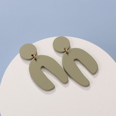 Aretes de Arcilla Cerámica con Acabado Goma Cremosa - Image 24