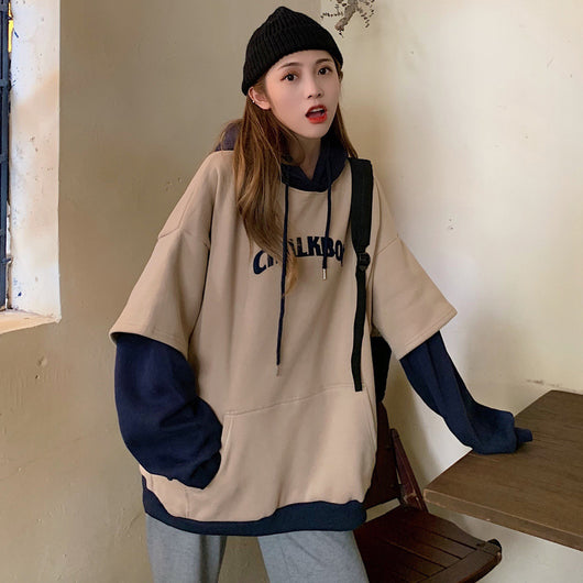 Suéter Deportivo Dos Texturas con Capucha para Mujer - Image 28