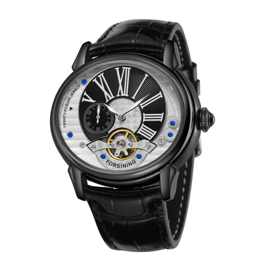 Reloj Mecánico de Estilo Clásico con Volante Visible para Hombre - Image 8