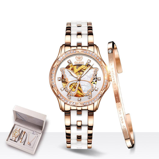 Reloj Automático Mecánico para Mujer con Estuche de Regalo - Image 6