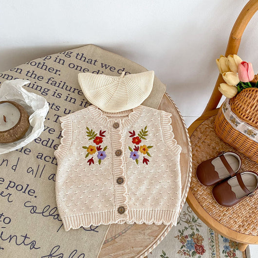 Chaleco de Malla de Algodón para Bebé y Niño