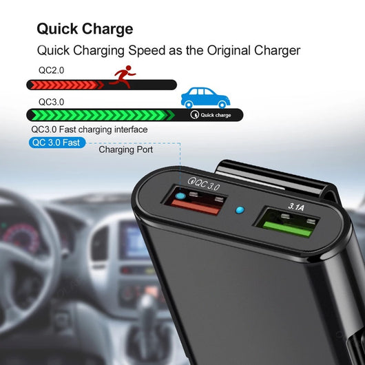 Cargador Rápido 12A de 4 Puertos USB con Cable Incluido - Image 14