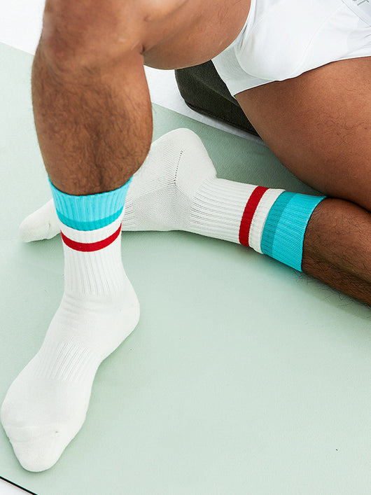 Calcetines Deportivos de Algodón Blanco Premium - Image 8
