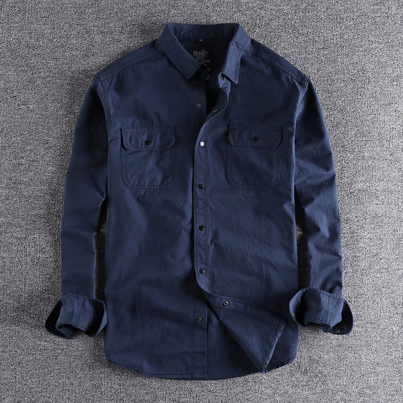 Camisa Vintage Casual para Hombre