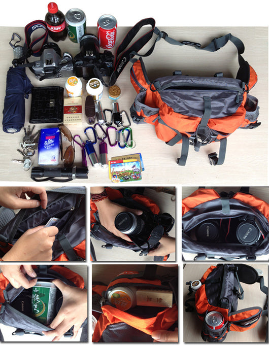 Bolsa Táctica Multifunción Impermeable para Cintura y Hombro - Camping, Senderismo y Viajes - Image 14