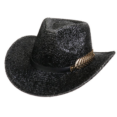 Sombrero Vaquero Fluorescente de Ala Ancha para Fiestas y Baile - Image 3